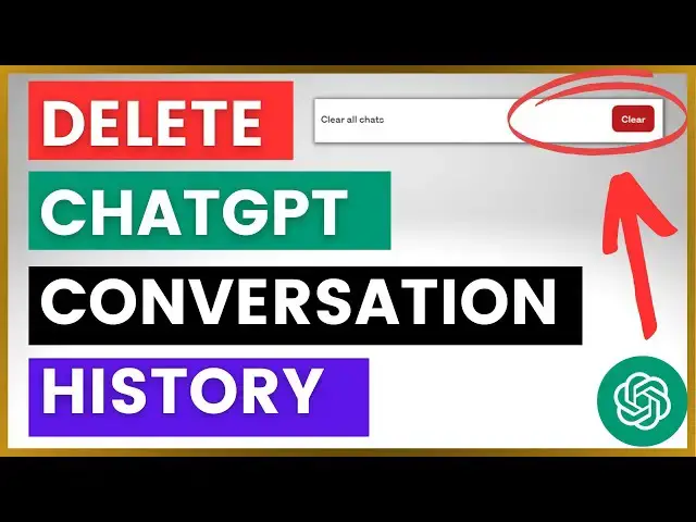 Video thumbnail for How To Delete ChatGPT Chat History? (All ChatGPT Conversations)
