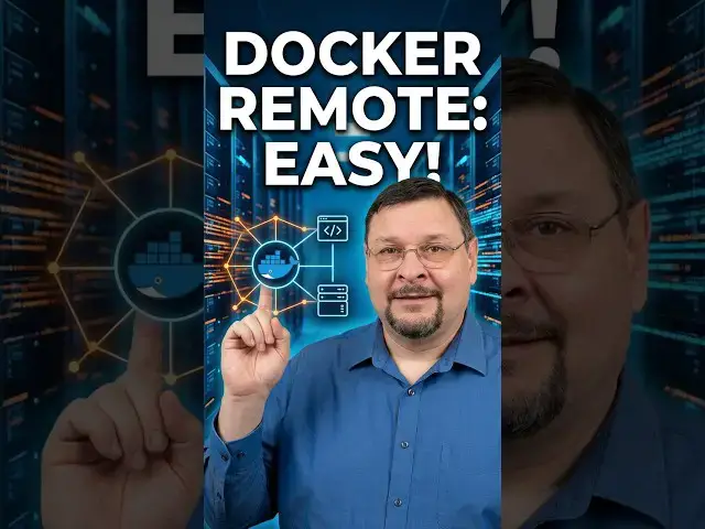 Video thumbnail for Docker Remote Access Simplified #shorts #Docker #RemoteAccess