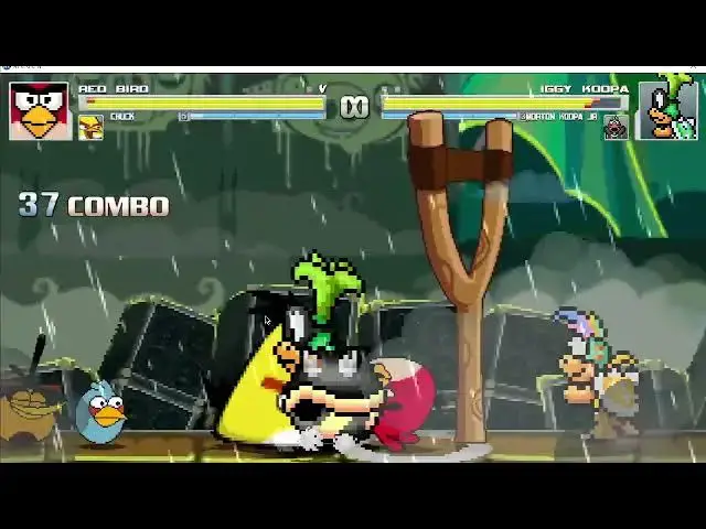 Video thumbnail for Mugen Battle#8 Red Bird/Chuck Bird/Blue Bird Vs Iggy Koopa/Morton Koopa Jr./Lemmy Koopa