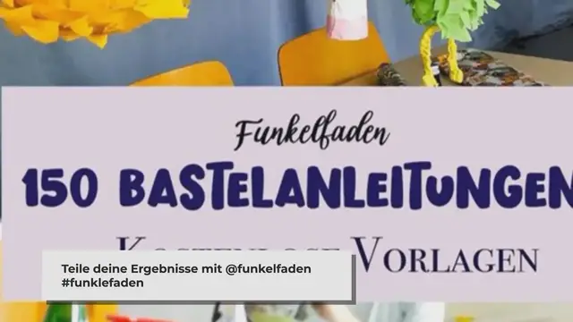 'Video thumbnail for 250 kostenlose Bastelanleitungen mit gratis Vorlagen'