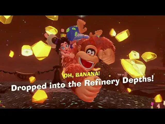 Video thumbnail for Donkey Kong Bananza - Canyon Layer: Dropped Into the Refinery Depths! Gameplay