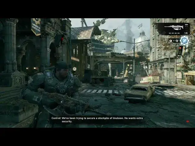 Video thumbnail for Gears of War: E-Day - Act 2 Chapter 2: Mags & Lucas Banter: Major Burger Box Location - Supply Cache