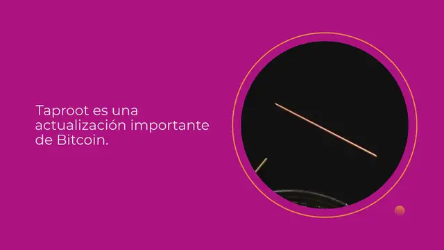 Video thumbnail for Taproot: Avance en Seguridad, Privacidad y Programabilidad de Bitcoin.