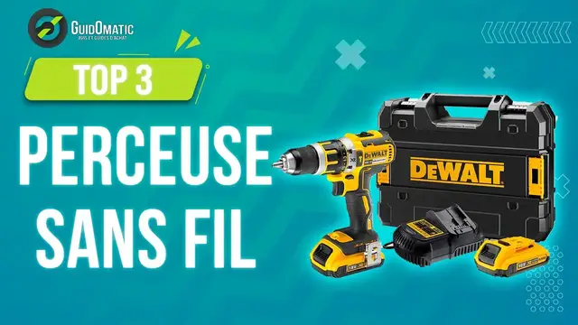 Video thumbnail for ⭐️ MEILLEURE PERCEUSE SANS FIL (2022) - Comparatif & Guide d'achat