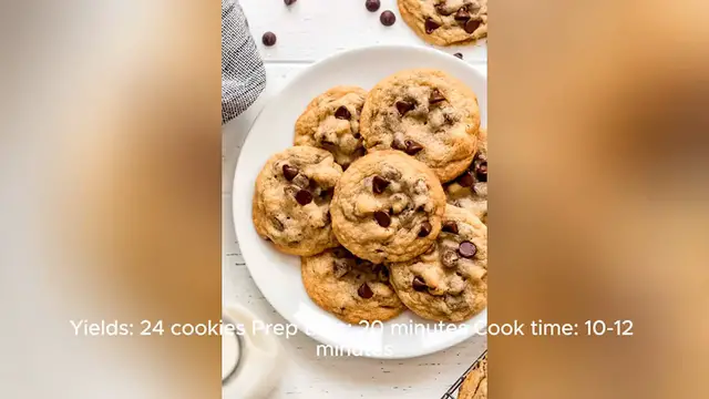 Video thumbnail for chocolate chip cookie recipe toll house