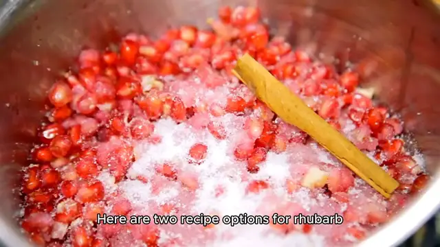 Video thumbnail for rhubarb recipe