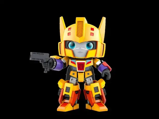 'Video thumbnail for transformers 3D rendering of a cartoon character'