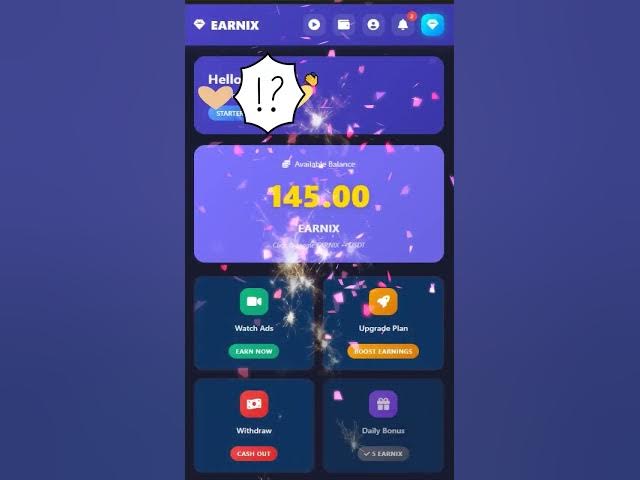 Video thumbnail for EARNIX | Earn Money Online by Watching Ads & Daily Rewards #Earnix#EarnMoneyOnline#onlineearning