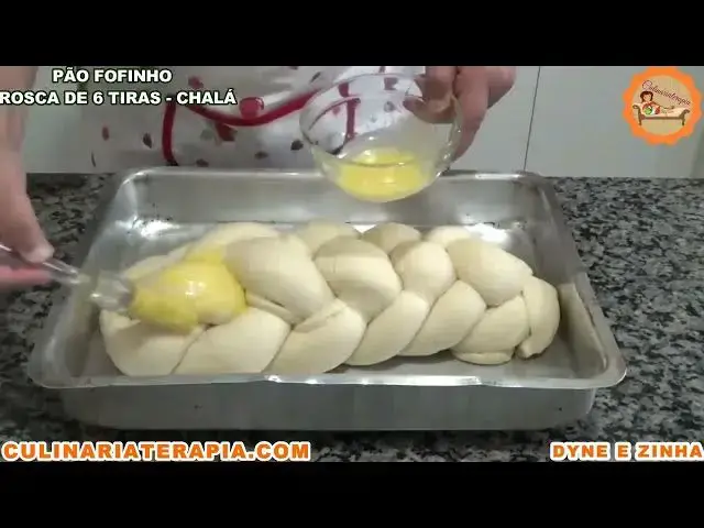 'Video thumbnail for Como Trançar com 6 Tiras A ROSCA CHALÁ JUDAICA Para o Shabat'