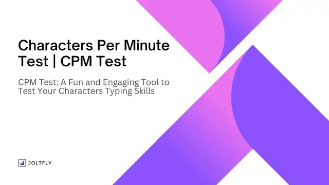 Video thumbnail for CPM Test: The Ultimate Typing Challenge