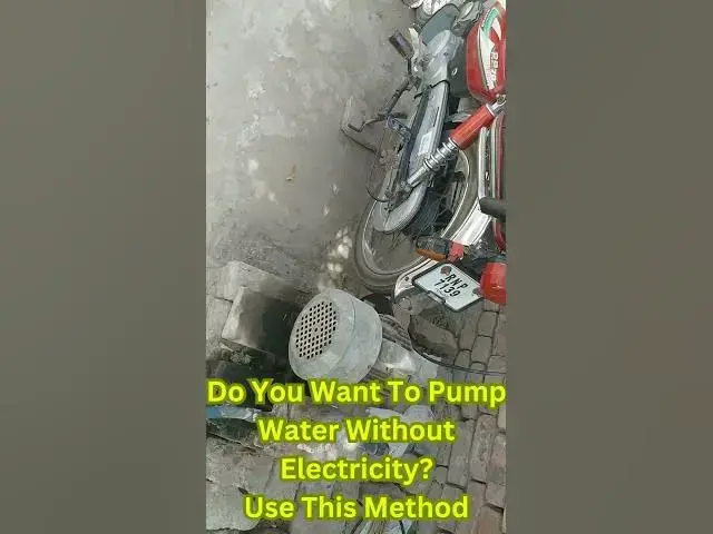 'Video thumbnail for Pump Water Using Motorcycle 😎 #shorts #motorcycle'