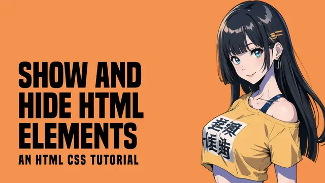 Video thumbnail for Show/Hide HTML Elements With CSS Animations