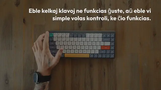 Video thumbnail for Klavaro-Testo Rete