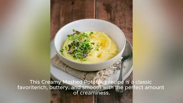Video thumbnail for creamy mashed potatoes recipe
