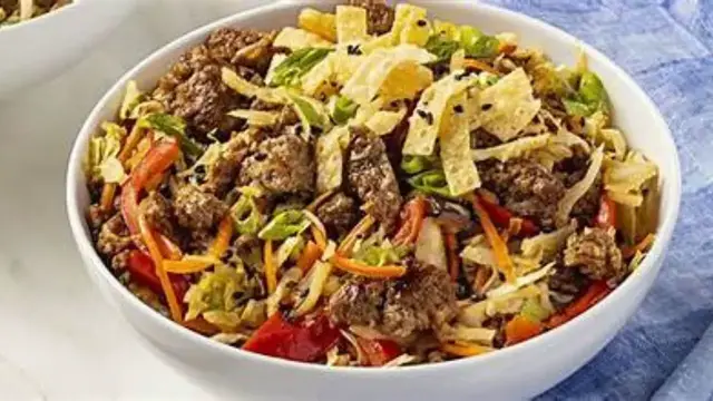 Video thumbnail for Low carb egg roll in a bowl recipe: video blog