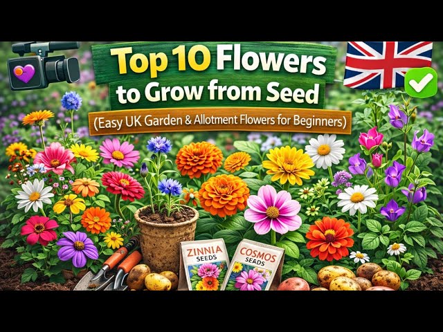 Video thumbnail for Easy Flowers to Grow from Seed | Beginner-Friendly Flower Growing Guide