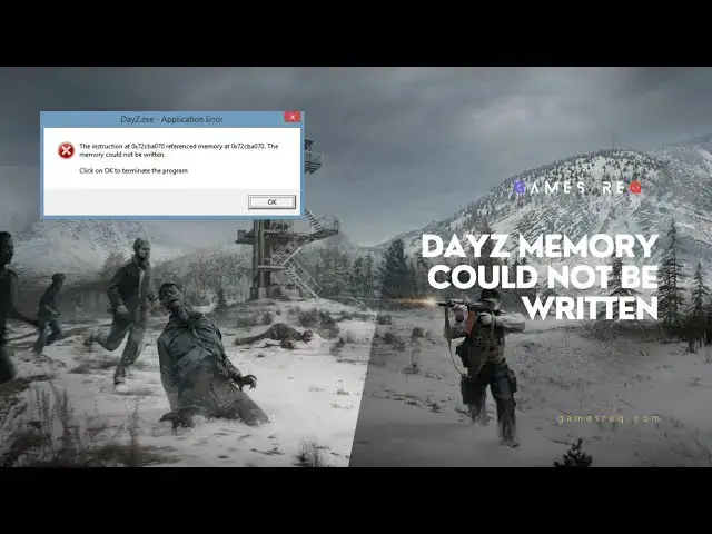 Video thumbnail for How to Fix The “DayZ Memory Could Not Be Written” Error in DayZ