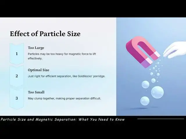 Video thumbnail for Particle Size and Magnetic Separation - GL Explains