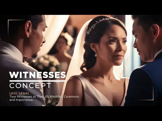 Video thumbnail for Testigos en un matrimonio: su importancia legal y funciones clave