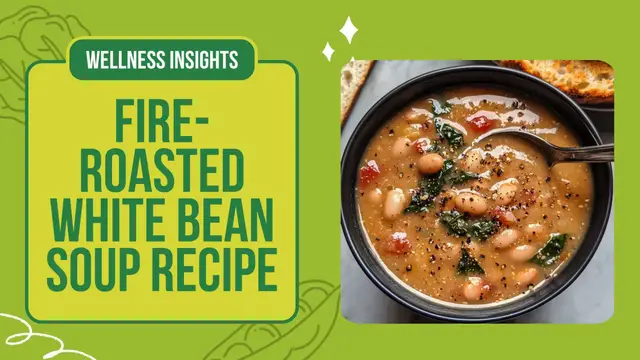 Video thumbnail for Smoky Fire-Roasted White Bean Soup | Cozy Comfort Food Recipe