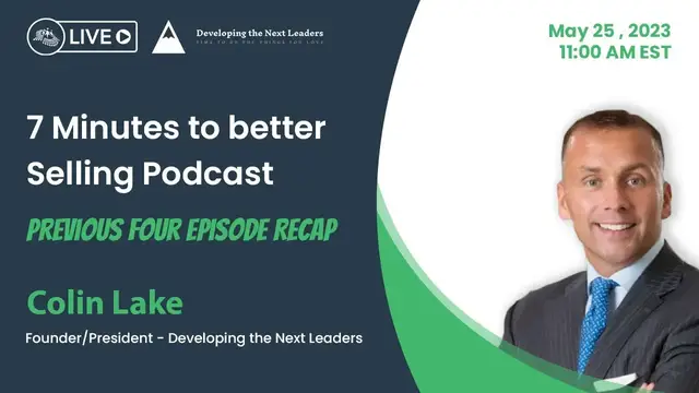'Video thumbnail for 7 Minutes to Better Selling Podcast - S2 - Ep.12'