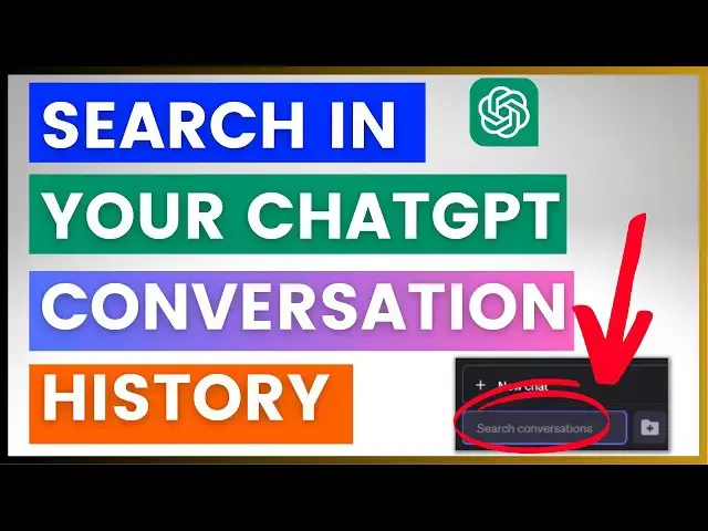 Video thumbnail for How To Search In Your ChatGPT Conversation History?