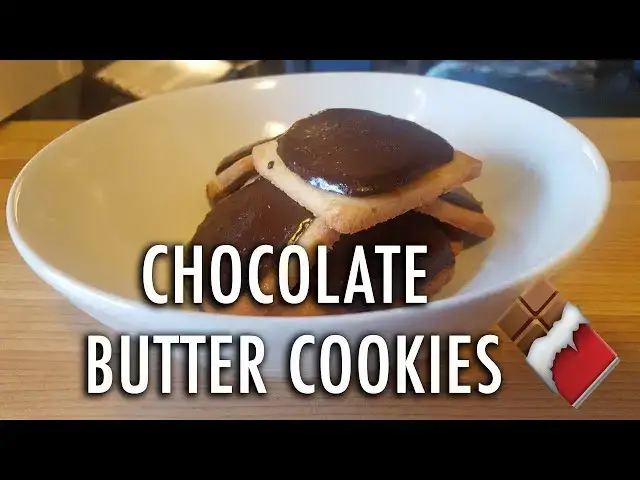Video thumbnail for Chocolate Butter Cookies | Dark Chocolate | Baking | Cooking with Anadi