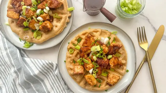 Video thumbnail for Sweet And Spicy Tofu And Waffles Recipe