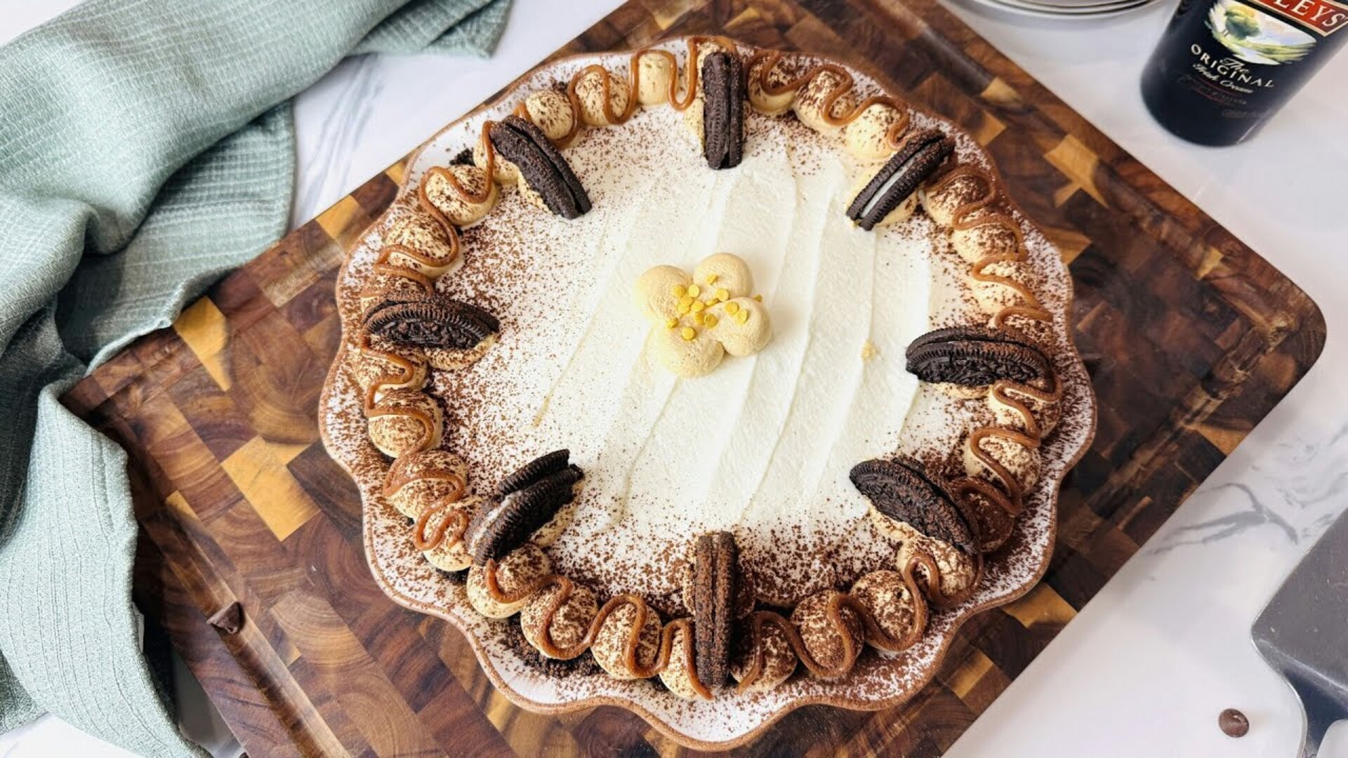 Video thumbnail for The Best Irish Cream Pie Recipe