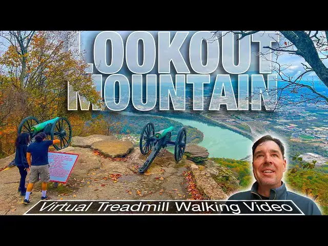 Video thumbnail for Virtual Walk Around Lookout Mountain, Tennessee - Chatanooga City Walk 4K