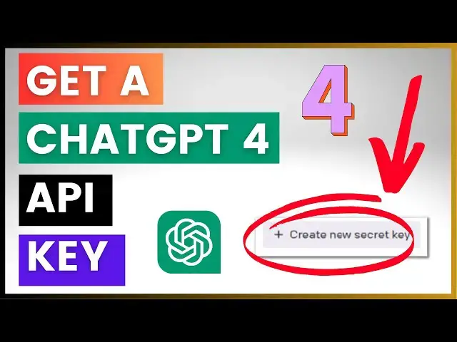 Video thumbnail for How To Get A ChatGPT 4 API Key?