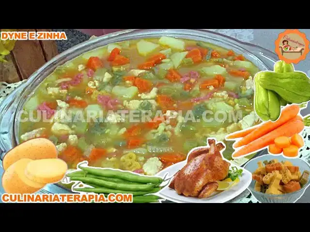 Video thumbnail for Como Fazer Sopa de Legumes com Frango e Macarrão