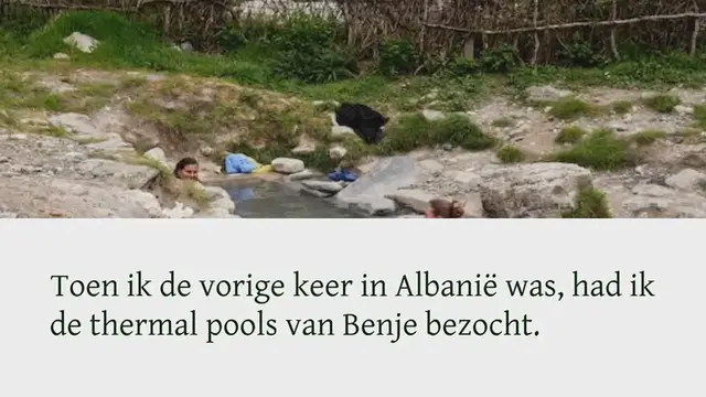 Video thumbnail for De thermal pools van Peshkopi: