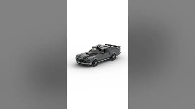 'Video thumbnail for John Wick’s LEGO Mustang Build Animation'