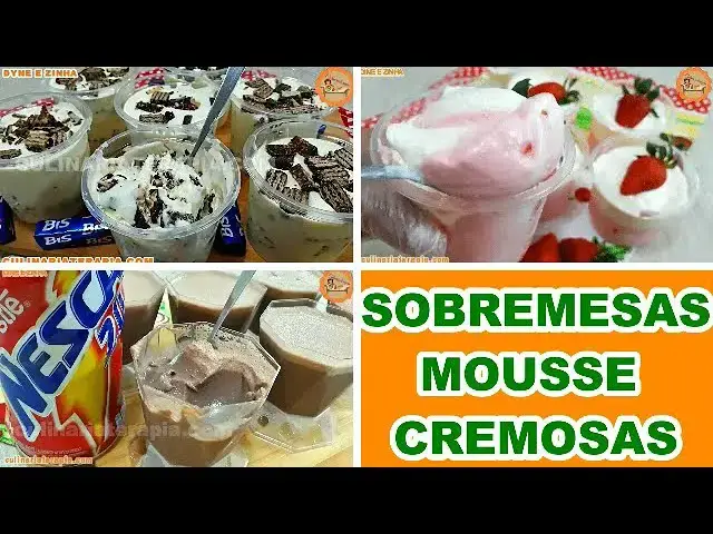Video thumbnail for Sobremesa de Bis e Leite Ninho, Sobremesa Mousse de Tang com 2 Ingredientes, Mousse de Nescau