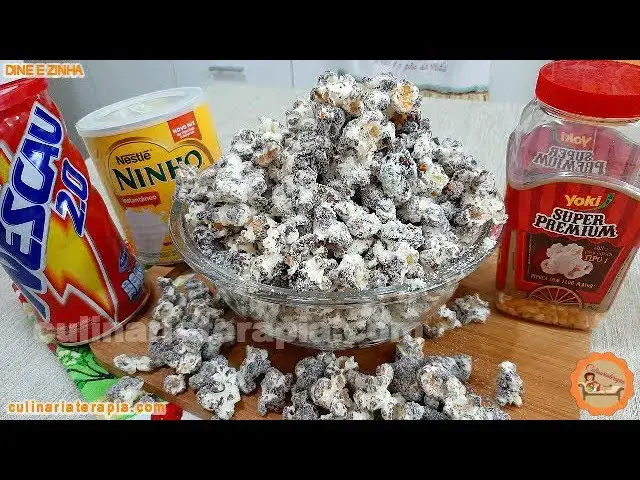 Video thumbnail for PIPOCA GOURMET DE CHOCOLATE NESCAU E LEITE NINHO