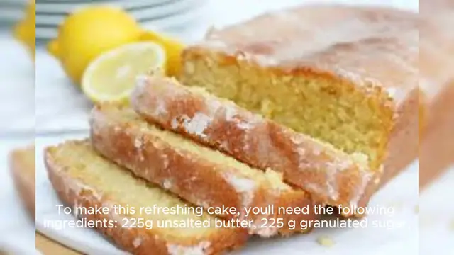 Video thumbnail for Lemon drizzle cake - recipe