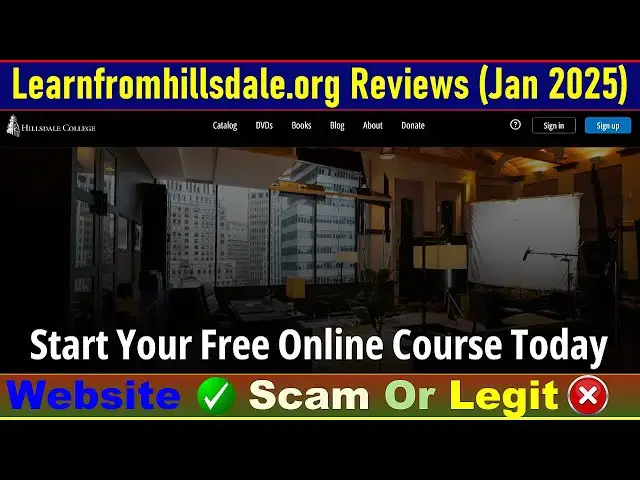 Video thumbnail for Learnfromhillsdale.org Reviews Consumer Reports: Check Learnfromhillsdale Is Scam Or Legit? |