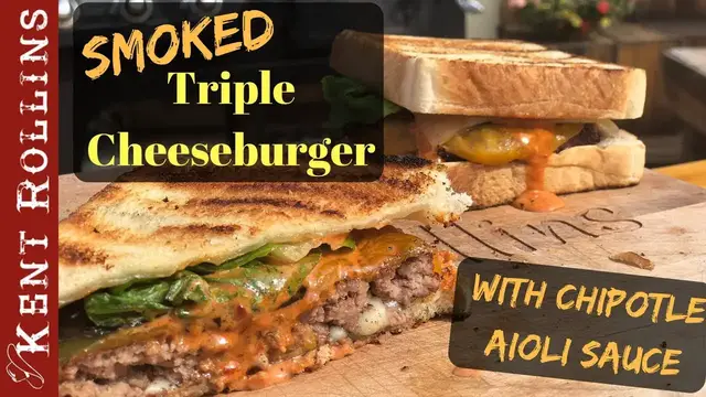 Video thumbnail for How to Grill the Best Burger - Smoked Texas Toast Cheeseburger