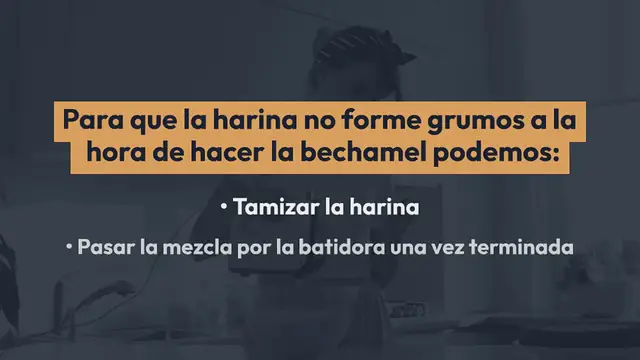 Video thumbnail for Bechamel para croquetas