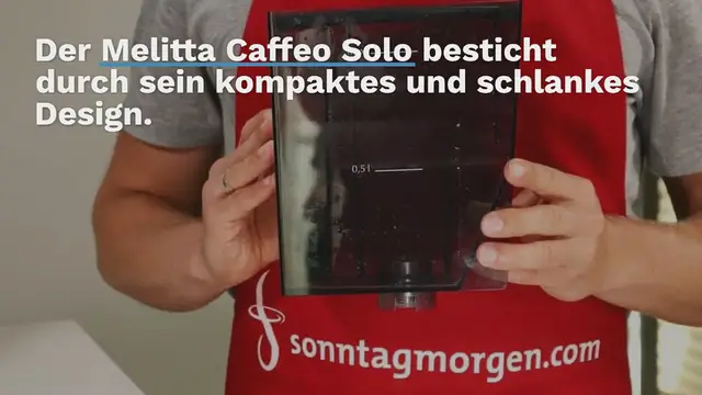Video thumbnail for Der Melitta Caffeo Solo im Test 2024: Ein kompaktes Modell für jede Küche