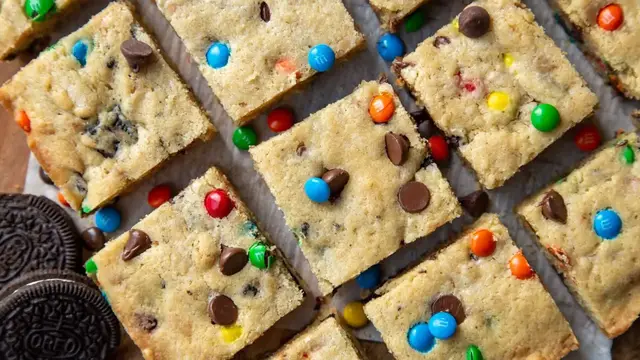 'Video thumbnail for Loaded Blondies Recipe'