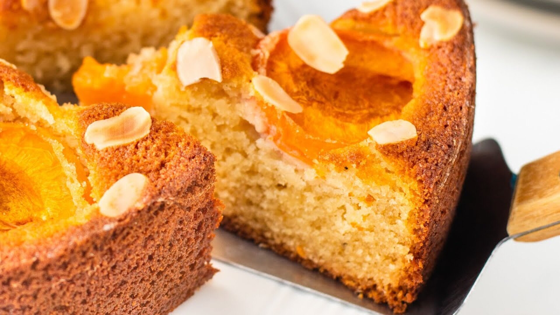 Video thumbnail for Apricot Almond Cake Recipe