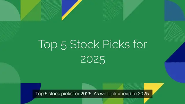 'Video thumbnail for Top Stock Picks for 2025'