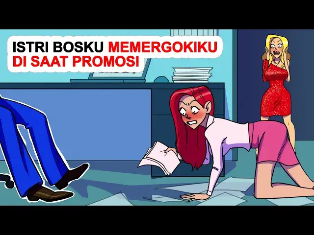 'Video thumbnail for Istri Bosku Memergokiku Di Saat Promosi'