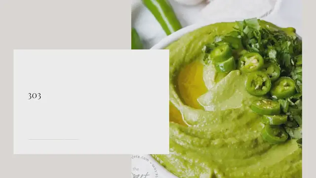 Video thumbnail for HUMMUS VERDE DE CILANTRO CON CHILE