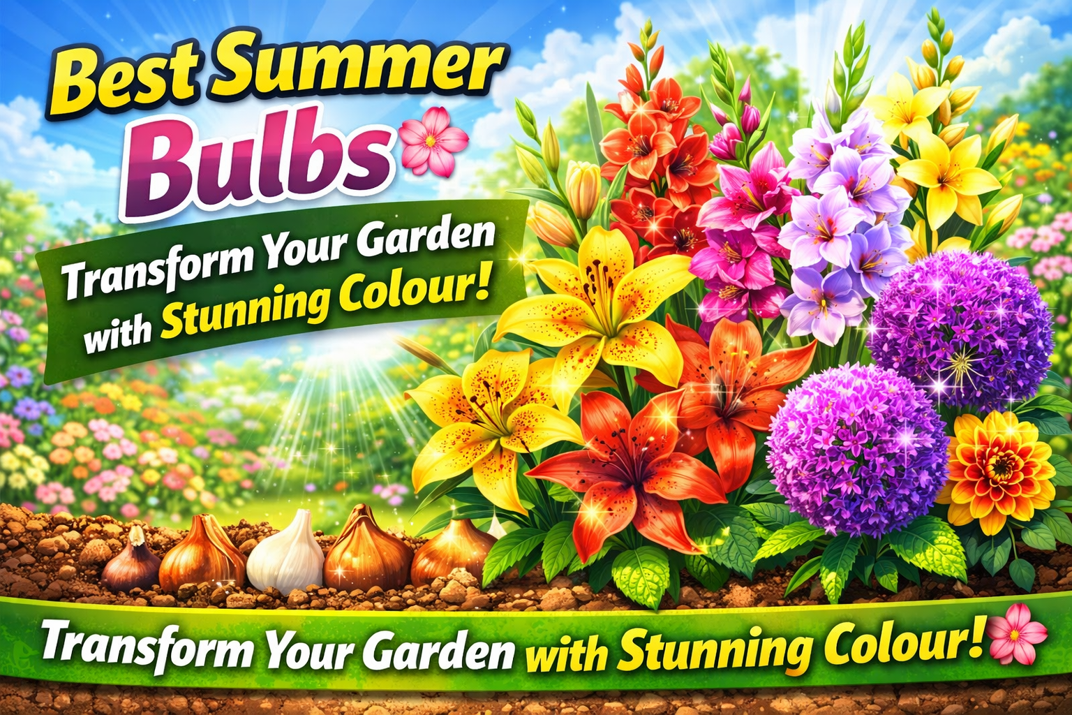 Video thumbnail for Best Summer Bulbs 🌸 Transform Your Garden with Stunning Colour!