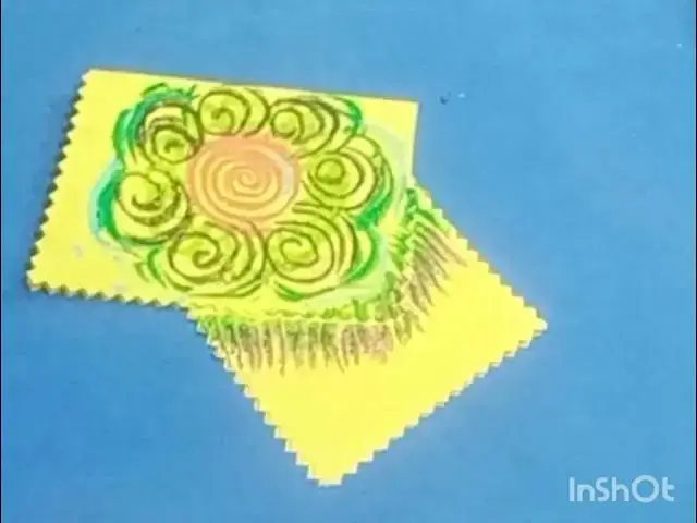 Video thumbnail for Cute Hand Made Birthday Card by Using oil pastel