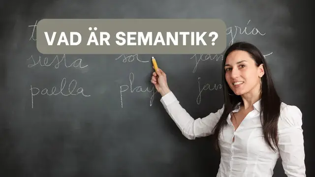 Video thumbnail for Vad är semantik?