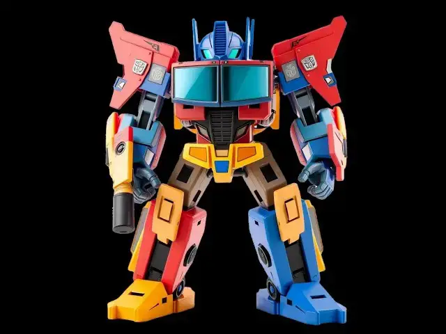 'Video thumbnail for transformers 3D rendering of a cartoon character'